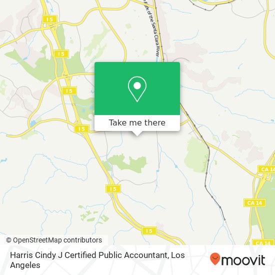 Harris Cindy J Certified Public Accountant map