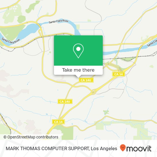 Mapa de MARK THOMAS COMPUTER SUPPORT