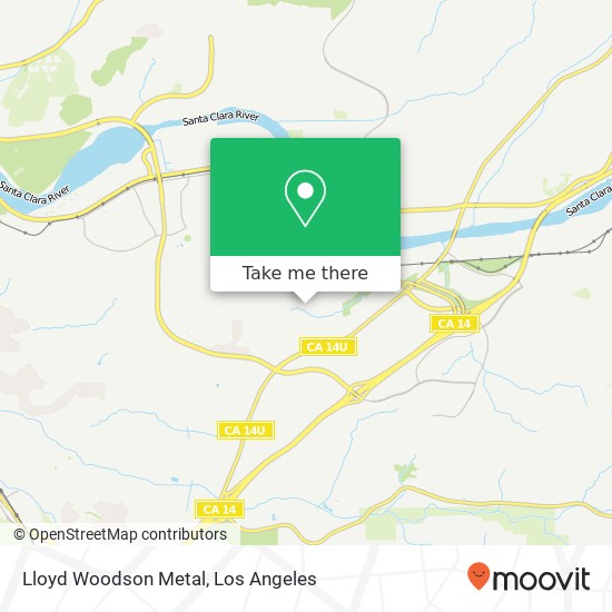 Mapa de Lloyd Woodson Metal