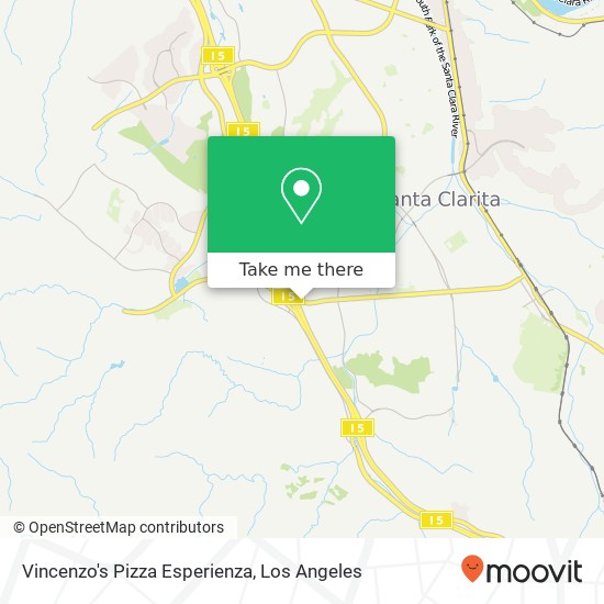 Mapa de Vincenzo's Pizza Esperienza