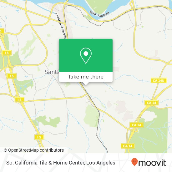 So. California Tile & Home Center map