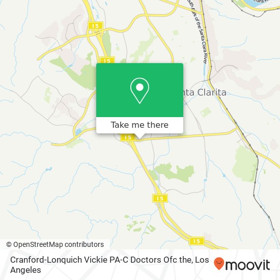 Mapa de Cranford-Lonquich Vickie PA-C Doctors Ofc the