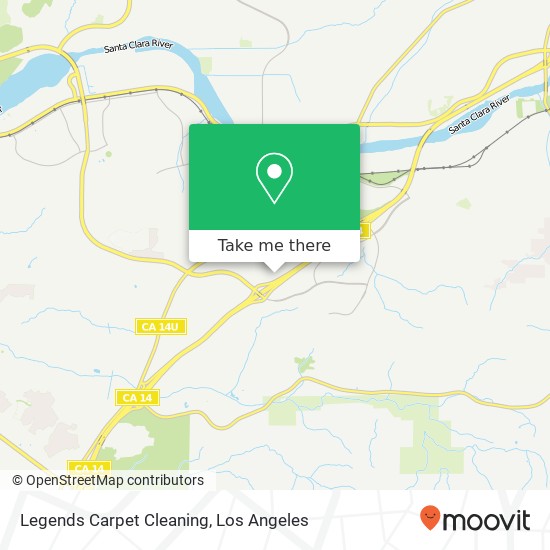 Legends Carpet Cleaning map