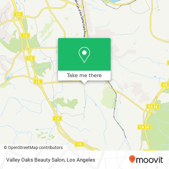 Mapa de Valley Oaks Beauty Salon