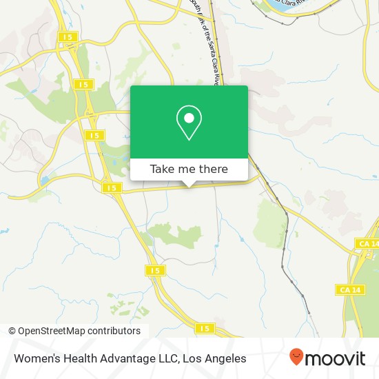 Mapa de Women's Health Advantage LLC