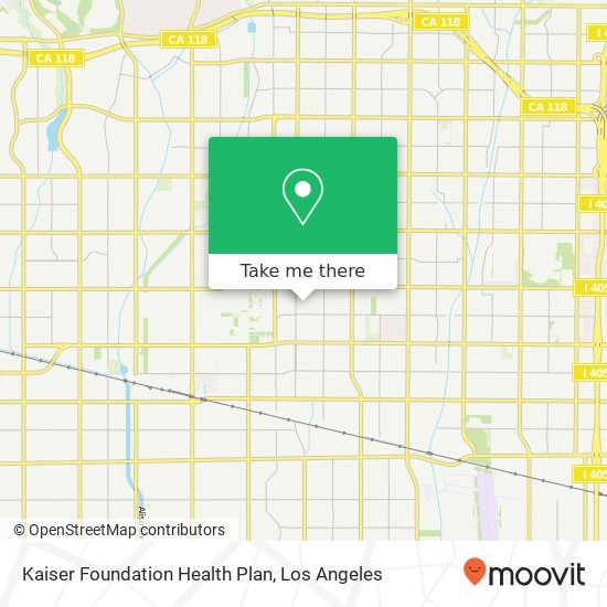 Kaiser Foundation Health Plan map