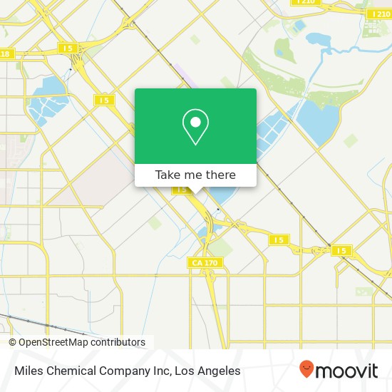 Miles Chemical Company Inc map