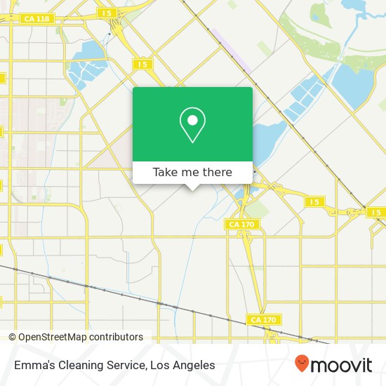 Mapa de Emma's Cleaning Service