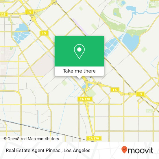 Real Estate Agent Pinnacl map