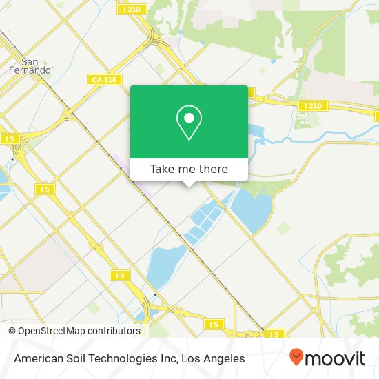 Mapa de American Soil Technologies Inc