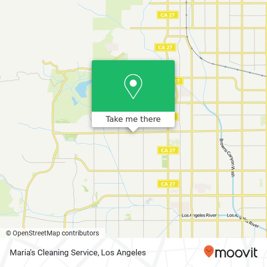 Maria's Cleaning Service map