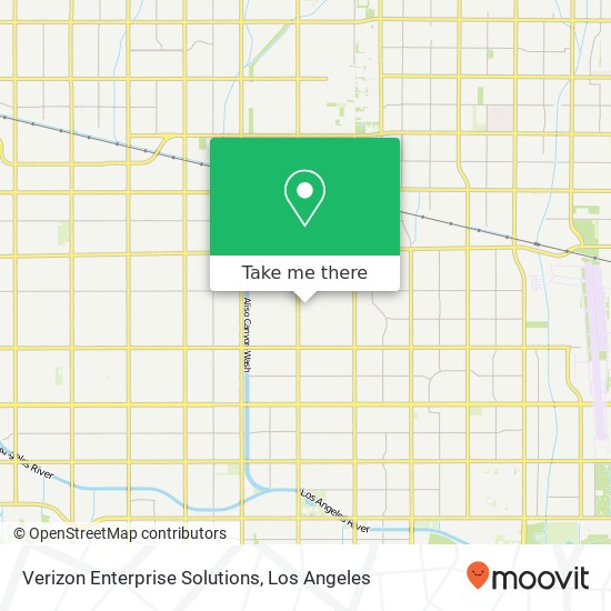 Mapa de Verizon Enterprise Solutions