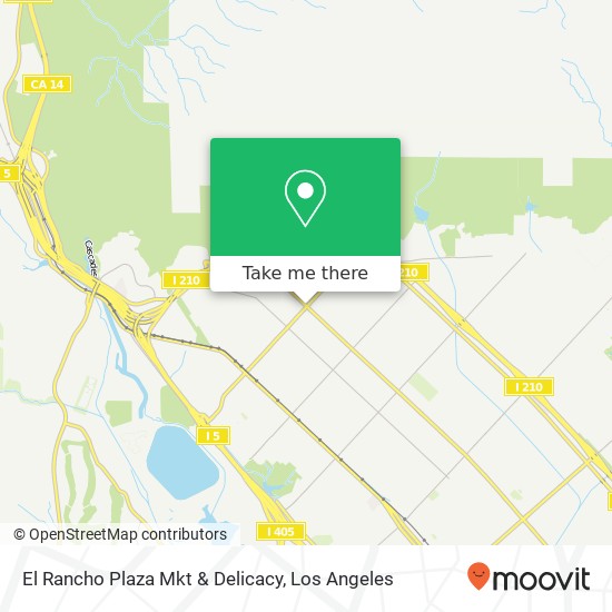 El Rancho Plaza Mkt & Delicacy map