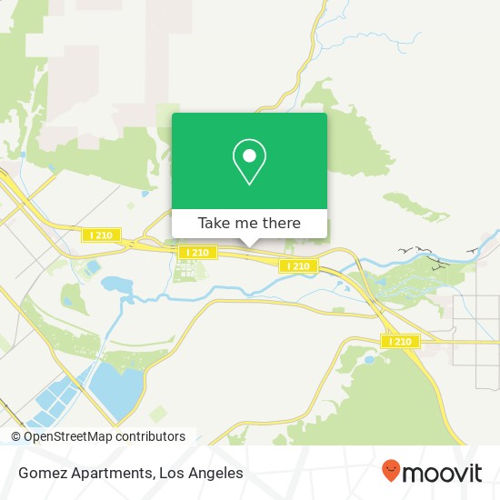 Mapa de Gomez Apartments