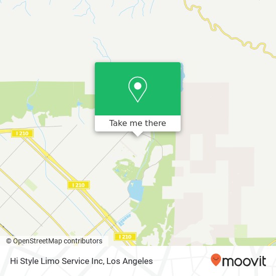 Hi Style Limo Service Inc map