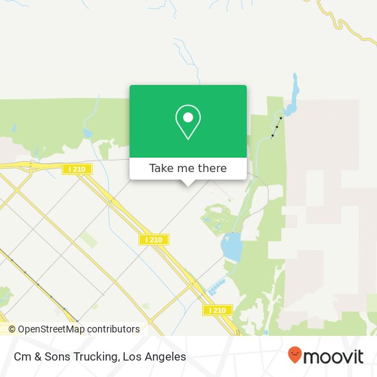 Cm & Sons Trucking map
