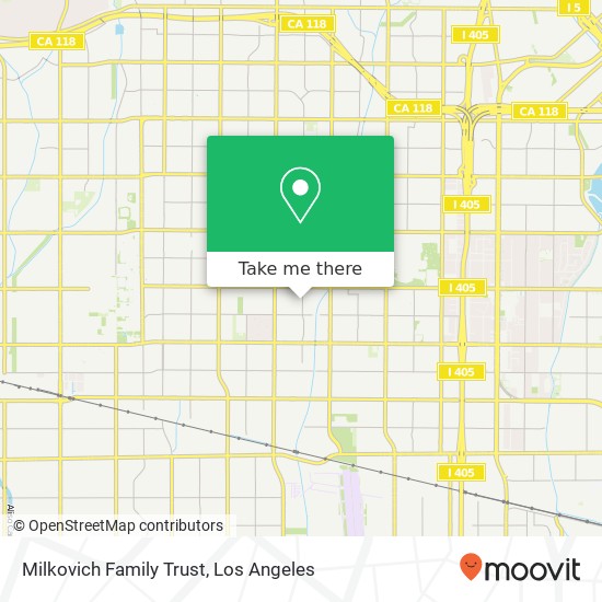Milkovich Family Trust map