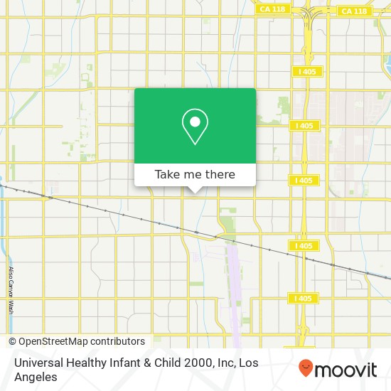 Universal Healthy Infant & Child 2000, Inc map