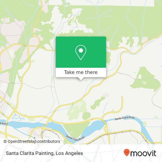 Santa Clarita Painting map