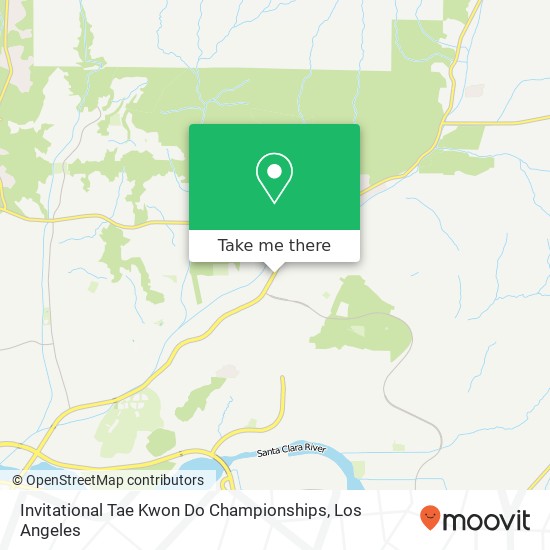 Mapa de Invitational Tae Kwon Do Championships