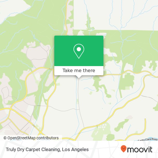 Truly Dry Carpet Cleaning map