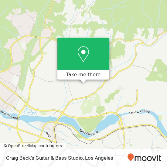 Mapa de Craig Beck's Guitar & Bass Studio