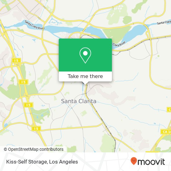 Kiss-Self Storage map