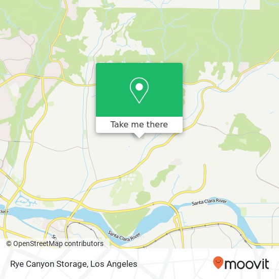 Mapa de Rye Canyon Storage