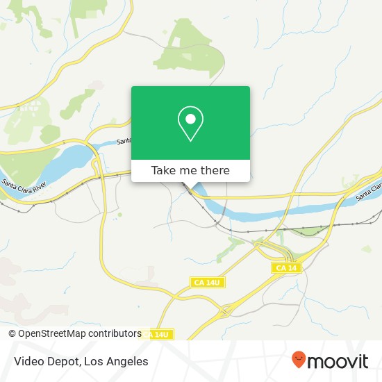 Video Depot map