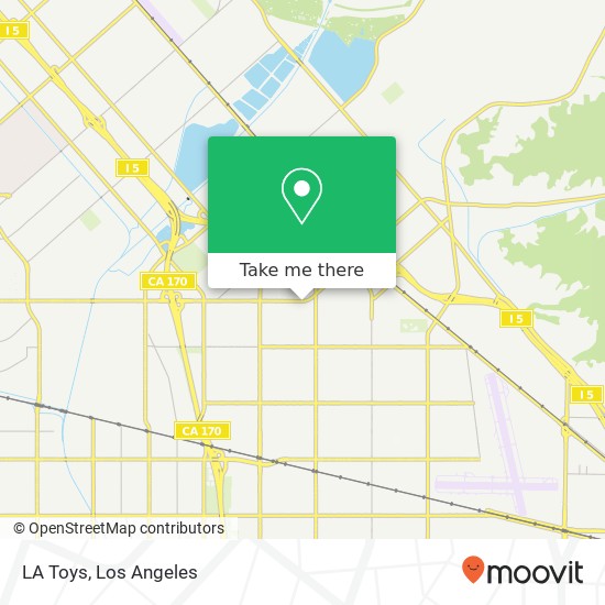 LA Toys map