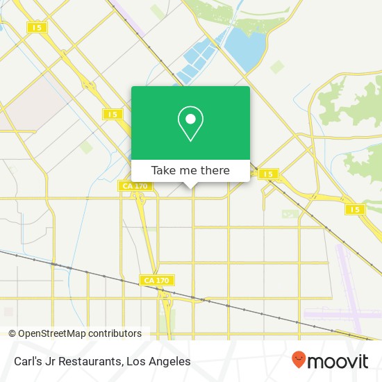 Mapa de Carl's Jr Restaurants