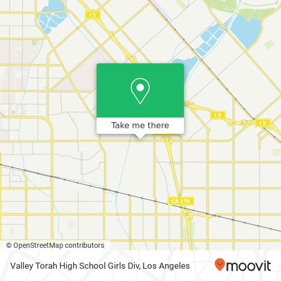 Mapa de Valley Torah High School Girls Div