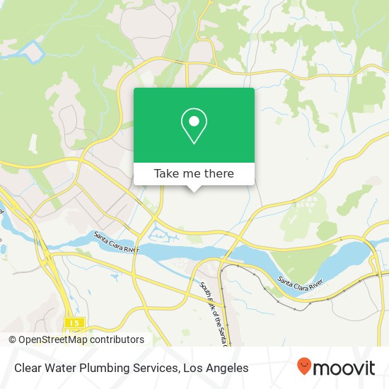 Clear Water Plumbing Services map