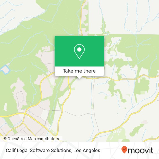 Calif Legal Software Solutions map