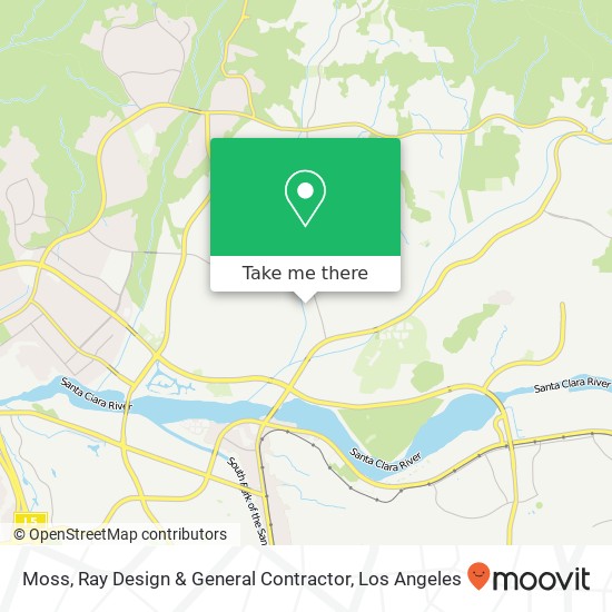 Moss, Ray Design & General Contractor map