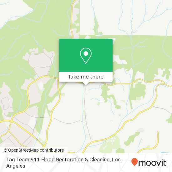 Mapa de Tag Team 911 Flood Restoration & Cleaning