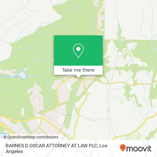 BARNES D OSCAR ATTORNEY AT LAW PLC map