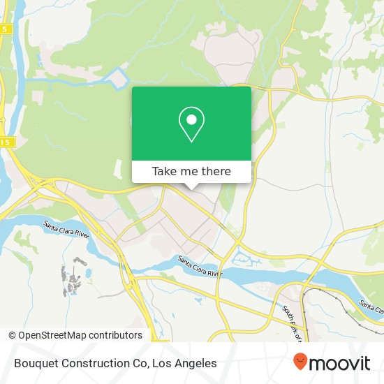 Mapa de Bouquet Construction Co