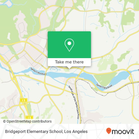 Mapa de Bridgeport Elementary School