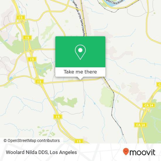 Woolard Nilda DDS map