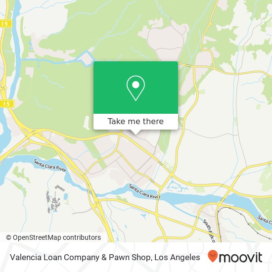 Valencia Loan Company & Pawn Shop map