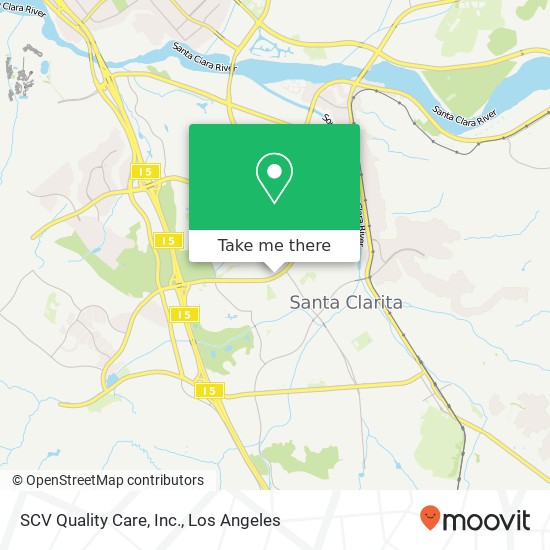 Mapa de SCV Quality Care, Inc.