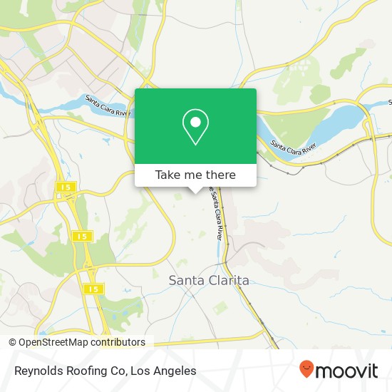 Mapa de Reynolds Roofing Co