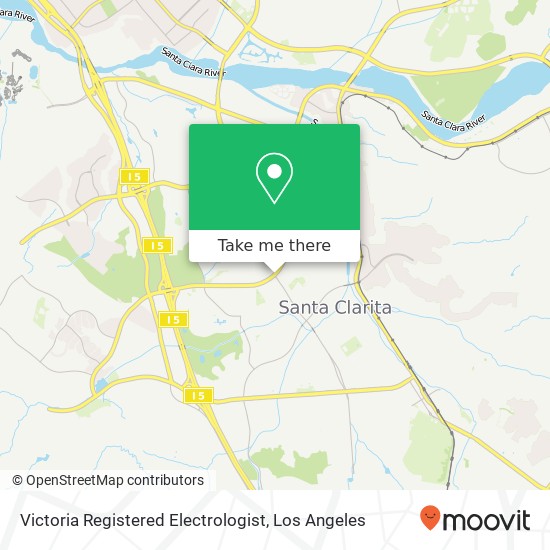 Victoria Registered Electrologist map