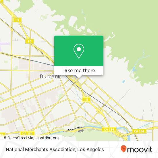 National Merchants Association map