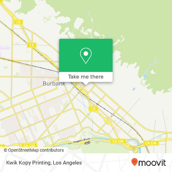 Mapa de Kwik Kopy Printing
