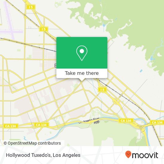 Mapa de Hollywood Tuxedo's