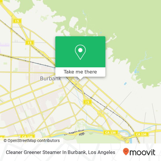 Cleaner Greener Steamer In Burbank map