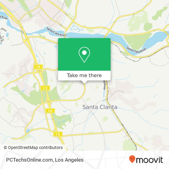 PCTechsOnline.com map