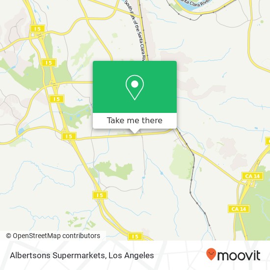 Mapa de Albertsons Supermarkets